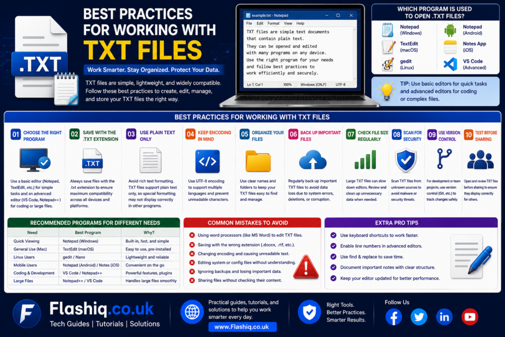 Which Program Is Used to Open .TXT Files?