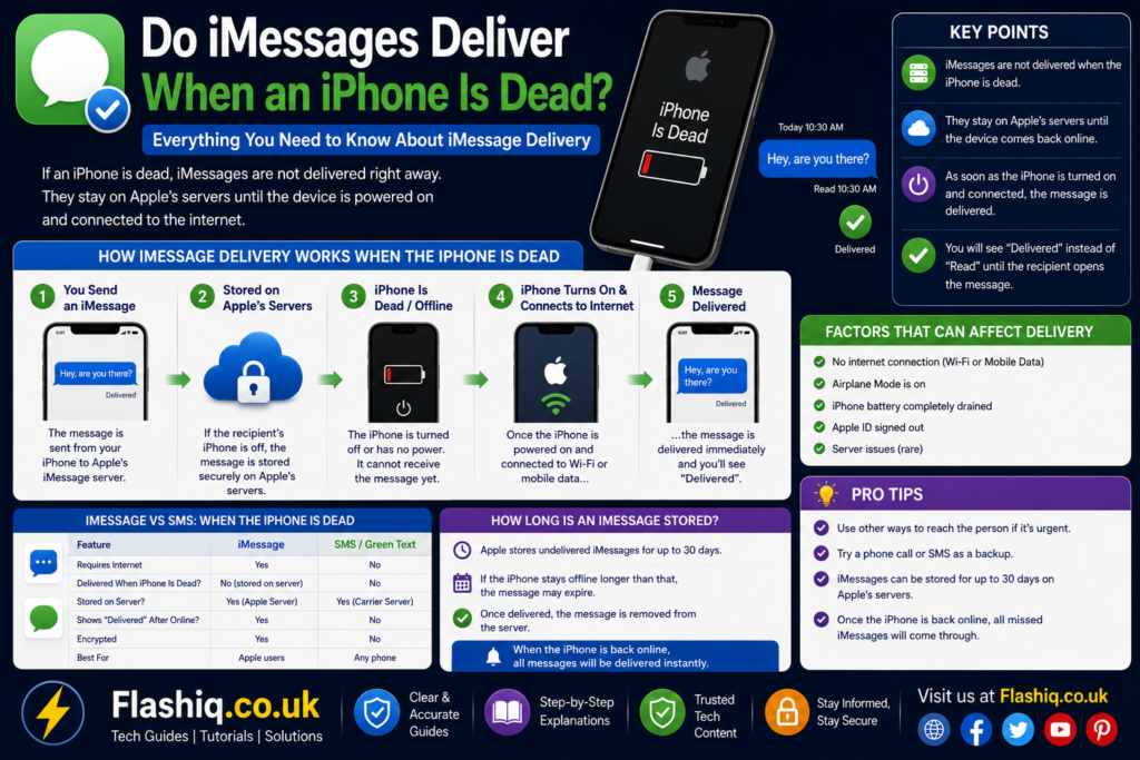 Do Messages Deliver When Phone Is Dead