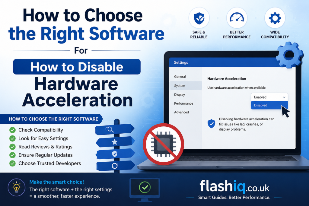 How to Disable Hardware Acceleration