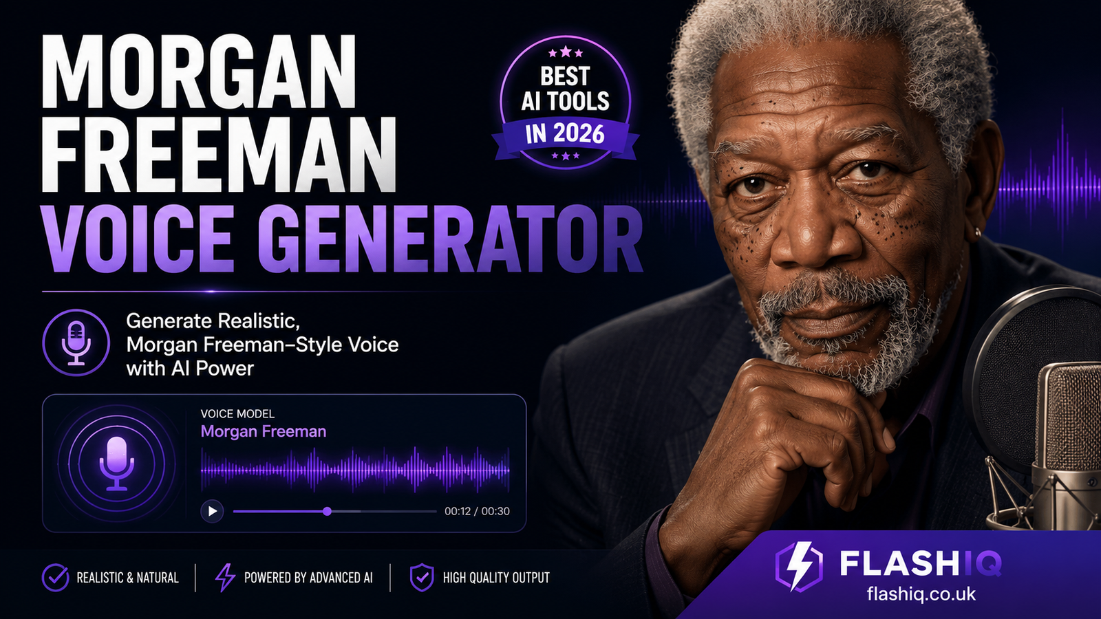 Morgan Freeman Voice Generator