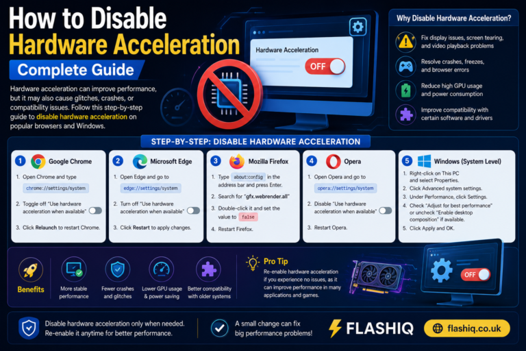 How to Disable Hardware Acceleration